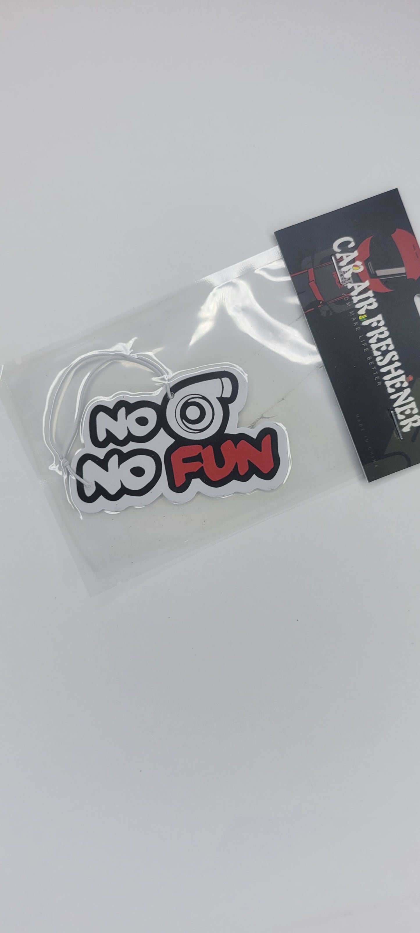 No Turbo No Fun Air Freshener