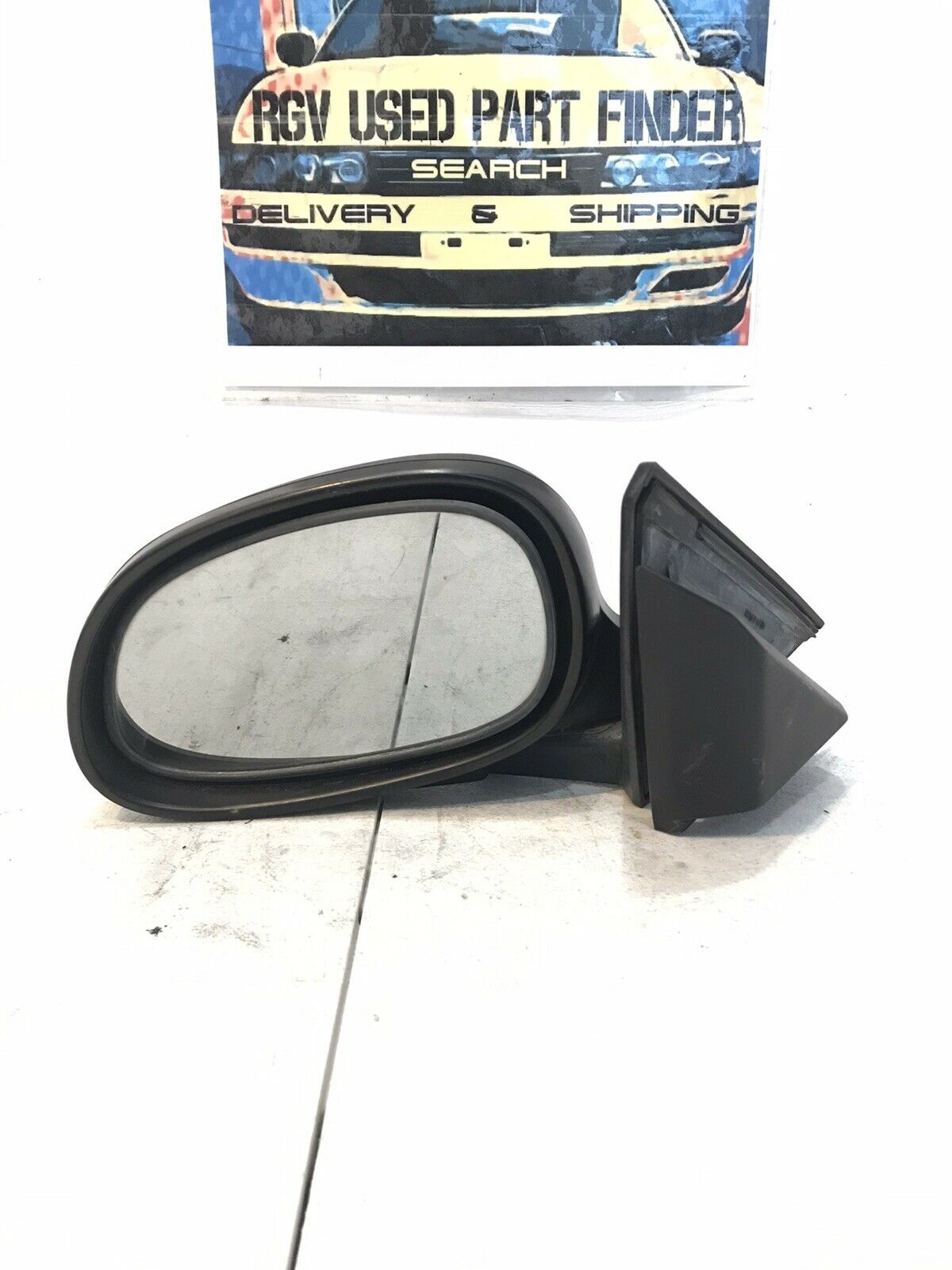 1992 1993 1994 1995 Honda Civic Left Driver side Electric Mirror Sedan  Matte