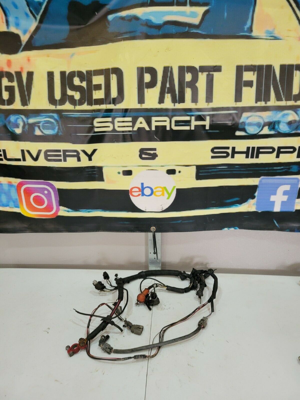 1995 1996 Nissan 240sx S14  Positive Battery Engine Starter Wiring Harness auto