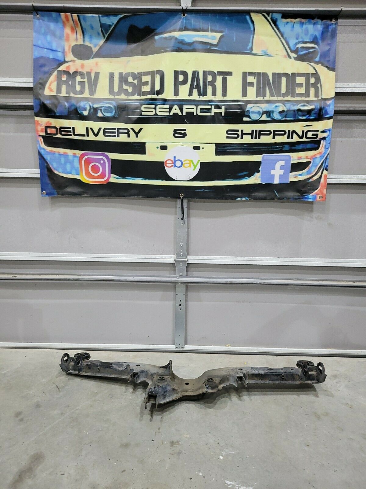 86-91 Mazda RX7 FC3s Rear Suspension Crossmember Subframe OEM