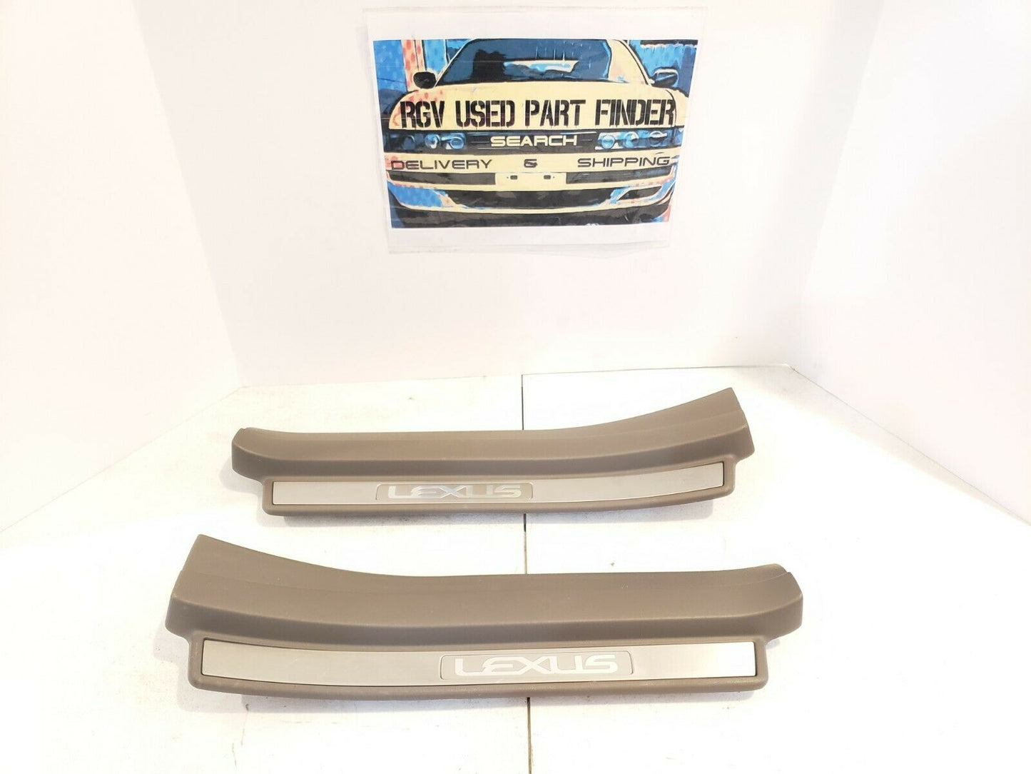 2001 2002 2003 Lexus Ls430 tan interior door sills (set of 4) front&back