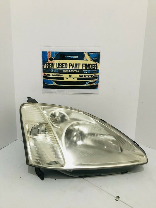 2001 2002 2003 Hinda civic Hatchback EP3 Right Passenger Headlight Halogen