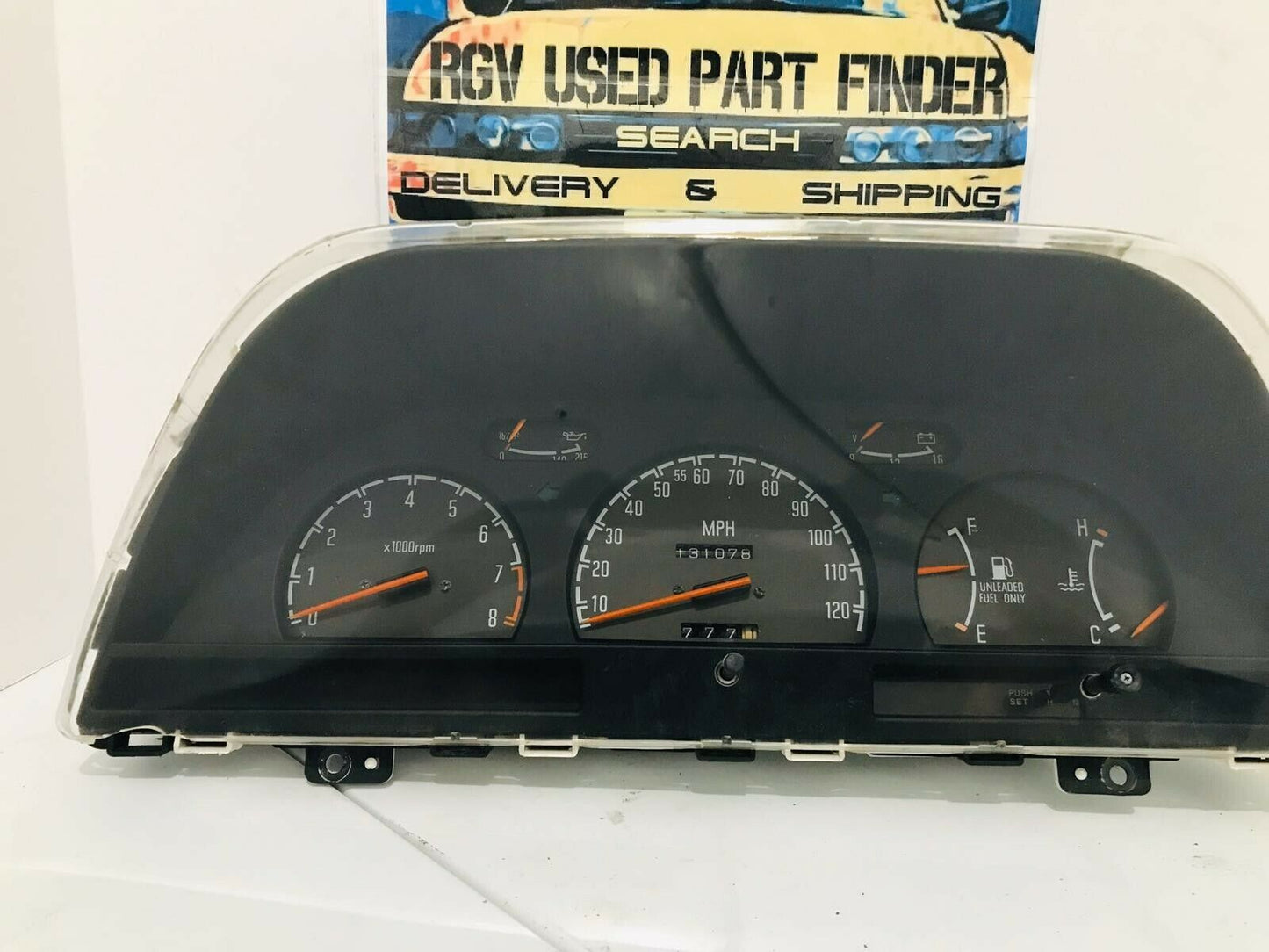 1990 1991 1992 1993 Isuzu Stylus Manual Guage Cluster